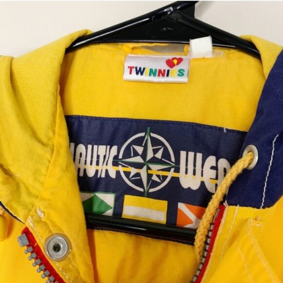 3T jacket windbreaker vintage primary colors Twinnies - Picture 2 of 8